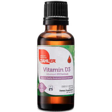 Advanced Nutrition by Zahler Vitamin D3 1000 IU Liquid 1 oz.