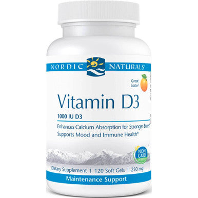 Nordic Naturals Vitamin D3 1,000 IU (25 mcg) 120sg