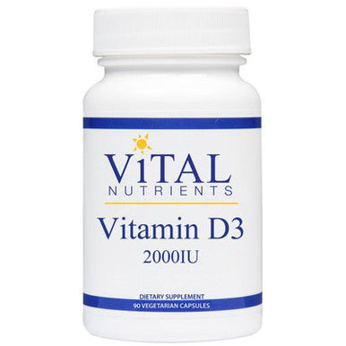 Vital Nutrients Vitamin D3 2,000 IU 90c