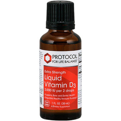 Protocol for Life Balance Vitamin D3 2,000 IU 1 fl oz.