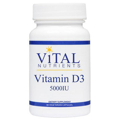 Vital Nutrients Vitamin D3 5,000 IU 90c