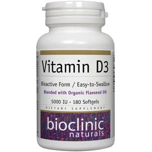 Bioclinic Naturals Vitamin D3 5000IU 180sg