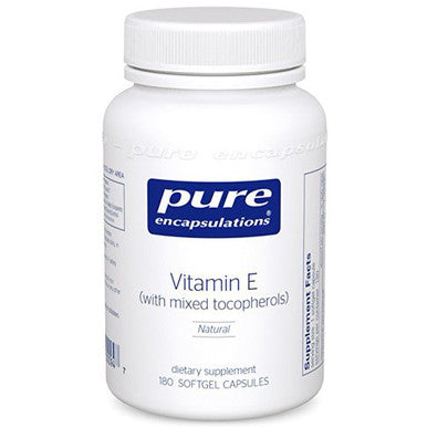 Pure Encapsulations Vitamin E (with mixed tocopherols) 180sg