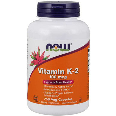 Now Foods Vitamin K2 100mcg 250vc