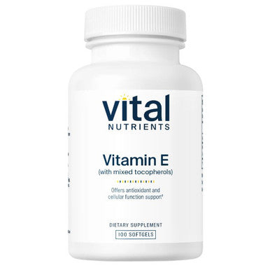 Vital Nutrients Vitamin E (with mixed tocopherols) 100sg