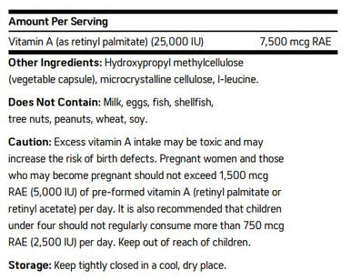 NuMedica Vitamin A 90vc