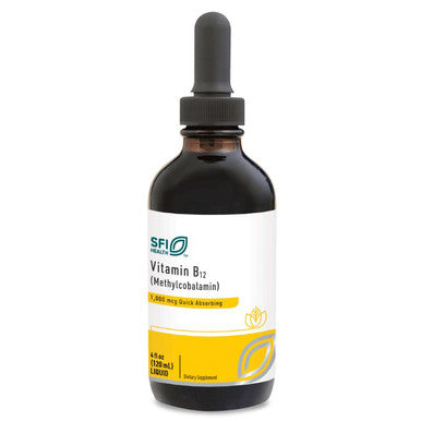 SFI Health Vitamin B12 liquid (Methylcobalamin) 1,000 mcg 4 oz.