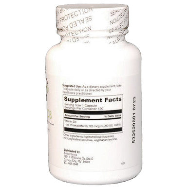 BetterGenix Vitamin D3 120c