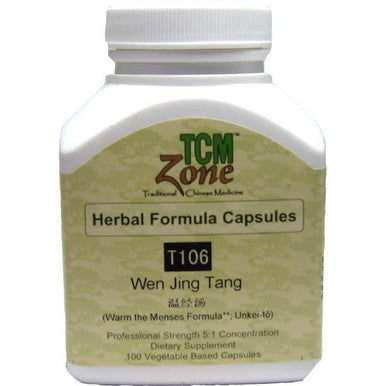 TCM Zone Wen Jing Tang T106C (Warm the Menses Formula) 100c