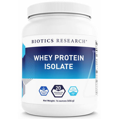 Biotics Whey Protein Isolate Plain 16oz.