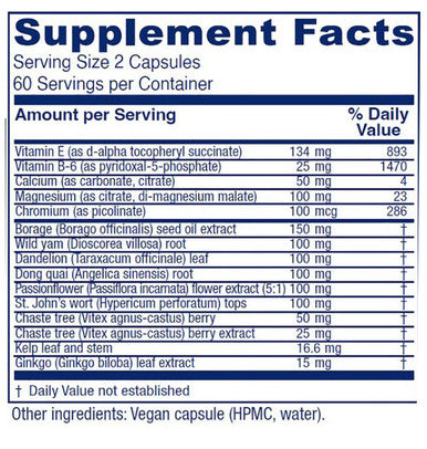 Vitanica Womens Phase I 60 vegan capsules