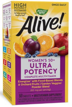 Natures Way Alive! Once Daily Women's 50+ Multi 60T Ultra Potency