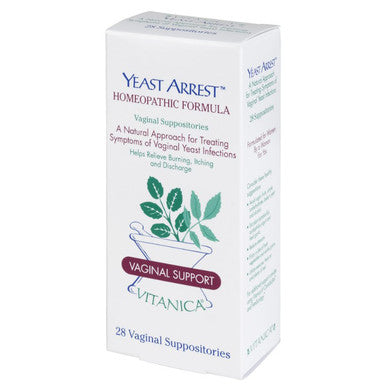 Vitanica Yeast Arrest 28 suppositories