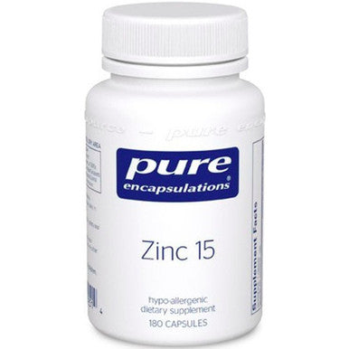 Pure Encapsulations Zinc 15 180c