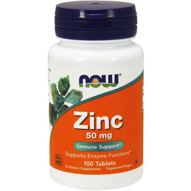 Now Foods Zinc Gluconate 50mg 100t