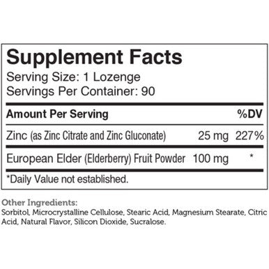 Advanced Nutrition by Zahler Zinc 90 lozenges