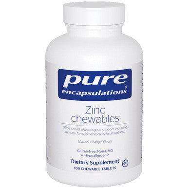 Pure Encapsulations Zinc Chewables 100 chewable tablets