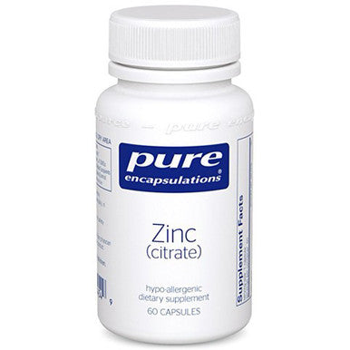 Pure Encapsulations Zinc (citrate) 60c