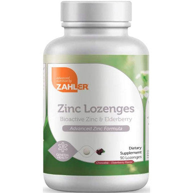 Advanced Nutrition by Zahler Zinc + Elderberry 90 lozenges