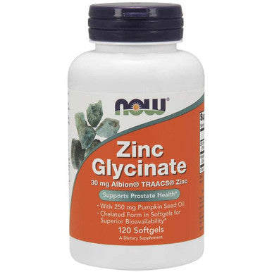 Now Foods Zinc Glycinate 30mg 120sg