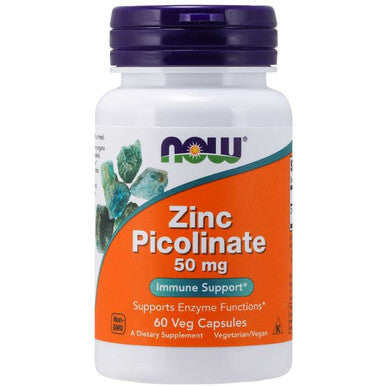 Now Foods Zinc Picolinate 50mg 60vc